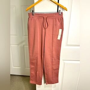 Women's High-Rise -Ankle Pull-On Joggers - A New Day Dusty Rose-Small-NEW